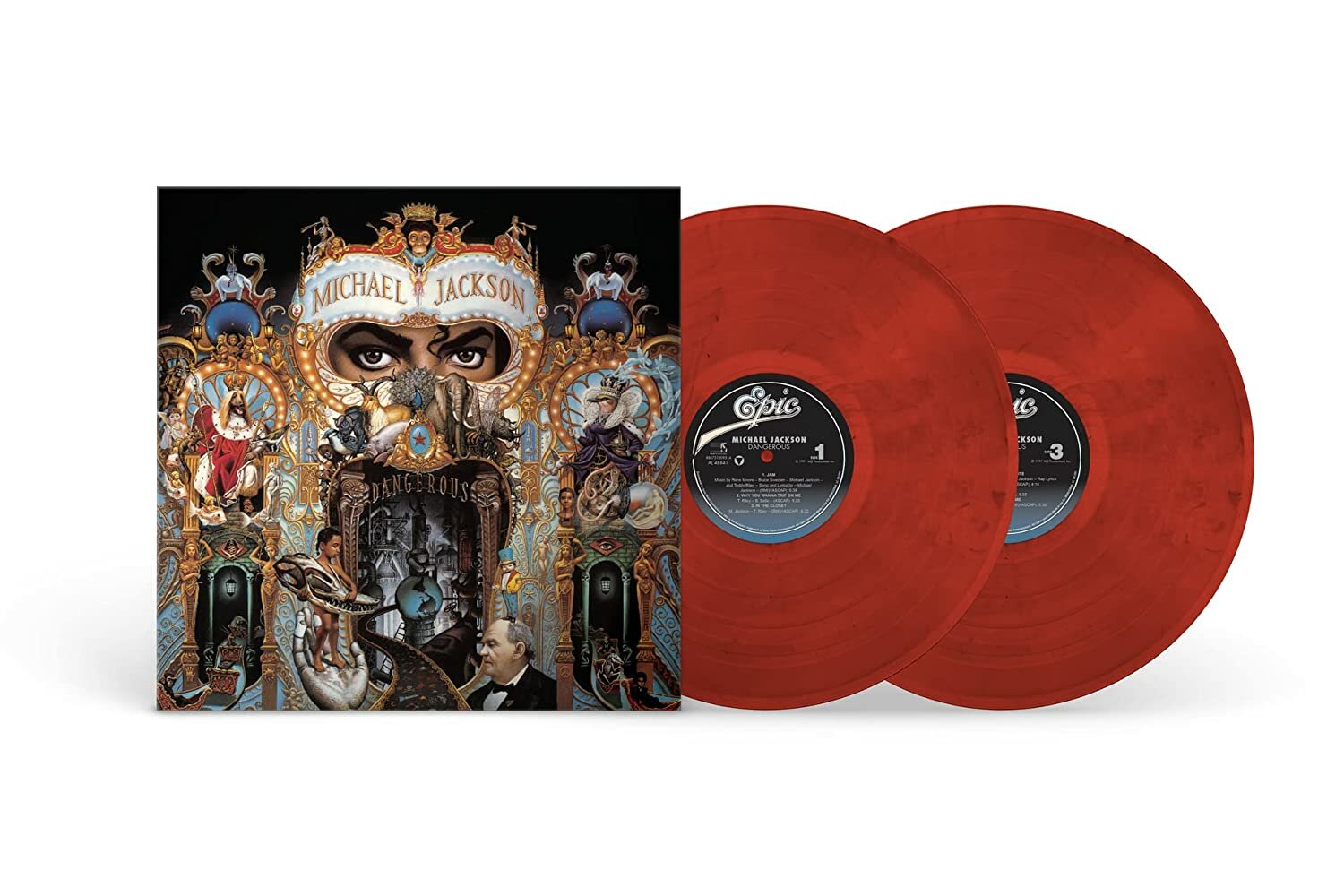 Michael Jackson - Dangerous (2LP '2021 красные) Sony - фото №11
