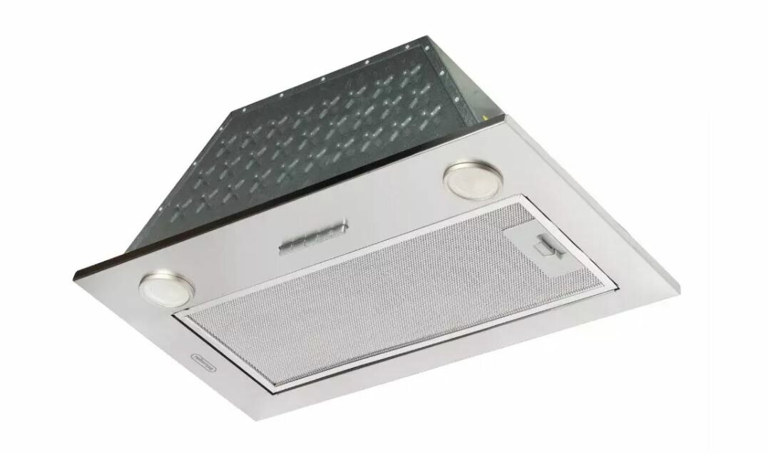 Встраиваемая кухонная вытяжка Delonghi Cosetta 510IM 52х28,5см, 3 скор, 1200м³/ч, серый