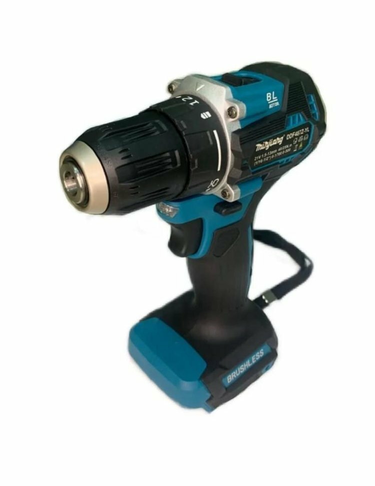 фото Дрель-шуруповерт аккумуляторная Minjiang DDF487Z-YL без АКБ и ЗУ