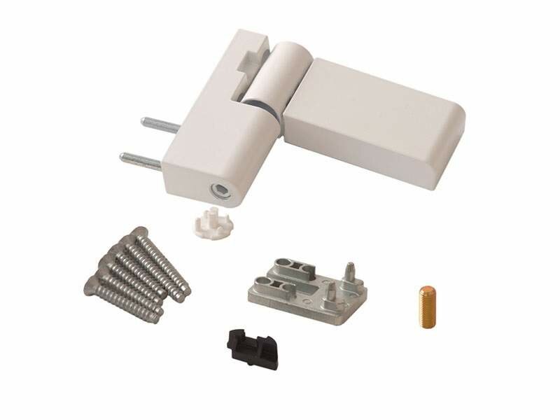 фото Петля дверная Roto Solid 150 P (110 кг), 17-20,5 мм RAL 9016 E, Белый