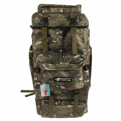 Рюкзак 80 литров тактический, военный, рыболовный, для охоты, походный рюкзак skyfish кмф 80 л