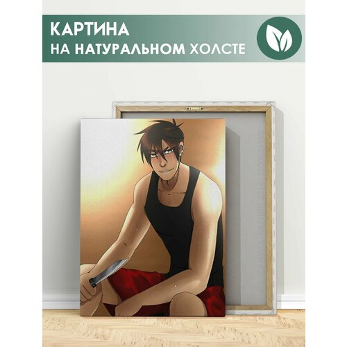 Картина на холсте для интерьера - Boyfriend to Death Парень до гроба игра (3) 30х40 см