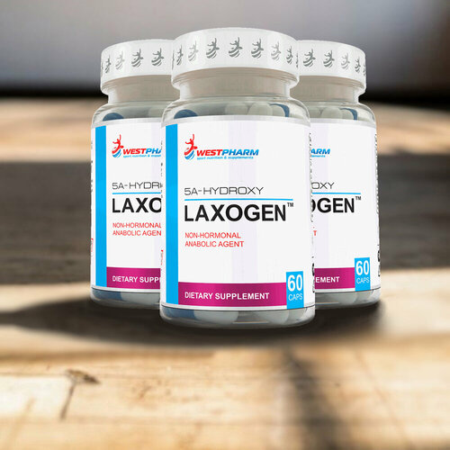 noxygen laxogen 60таб для наращивания мышечной массы и жиросжигания Westpharm LAXOGEN, анаболический комплекс 60 капсул