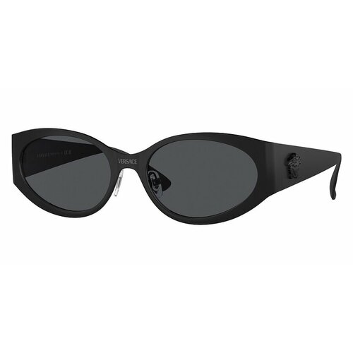Солнцезащитные очки Versace, черный color 1261 серый