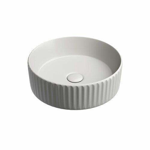 Раковина накладная круглая Ceramicanova Element серая матовая CN6057MSG