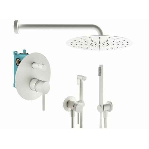 Комплект смесителей для душа Plumberia Selection KITZXO18BO, Белый матовый