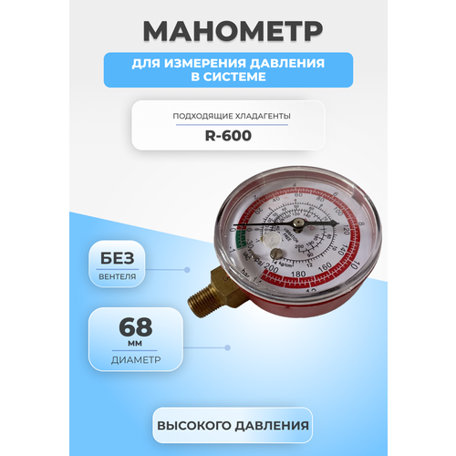 датчик высокого давления hps350250 350 250psi для кондиционера Манометр кондиционера высокого давления R600 WK-6811H