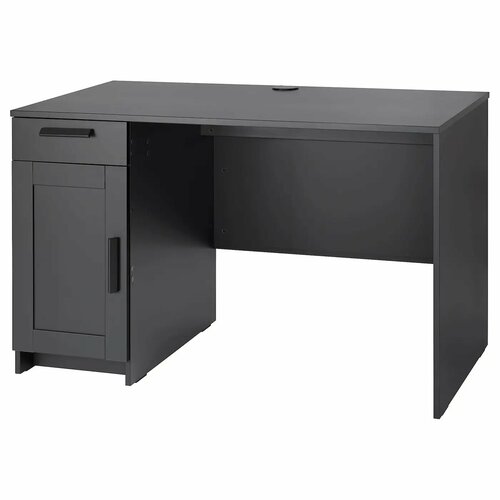 Письменный стол, 120x65 см. икеа Бримнэс, IKEA Brimnes черный