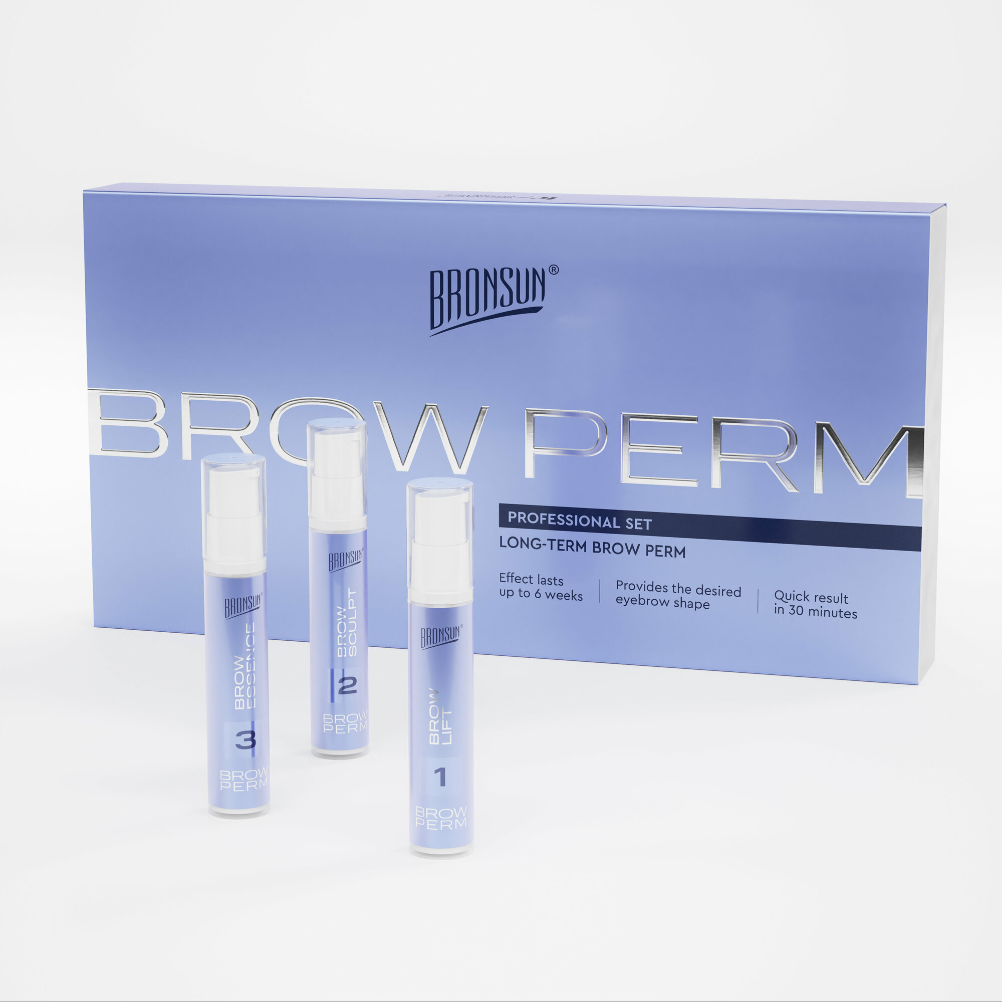 фото Набор для долговременной укладки бровей BROW PERM BRONSUN