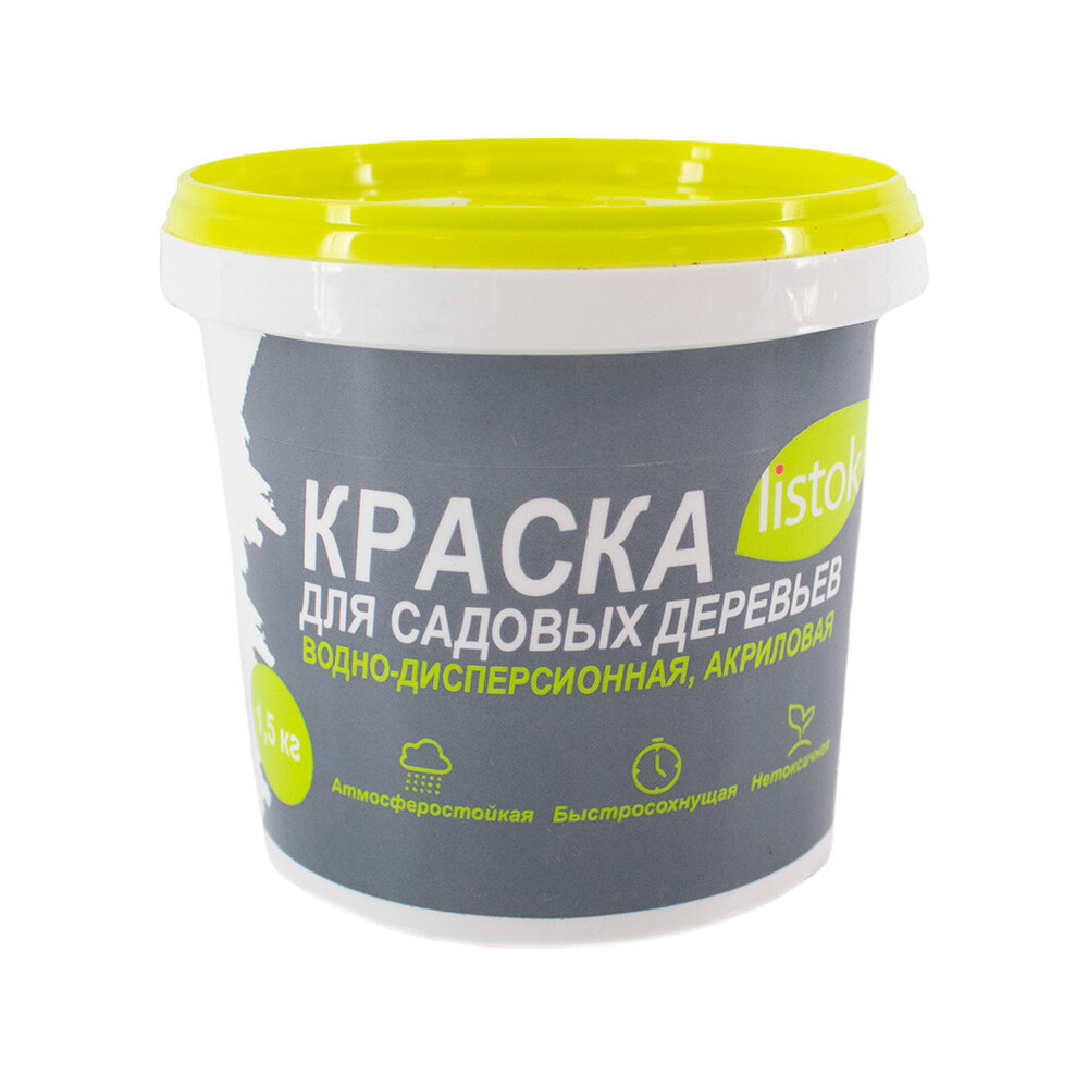 Краска садовая LISTOK 1,5кг /12