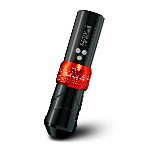 Беспроводная машинка ручка для тату и татуажа BRONC X1 Wireless Pen 11 Stroke Black