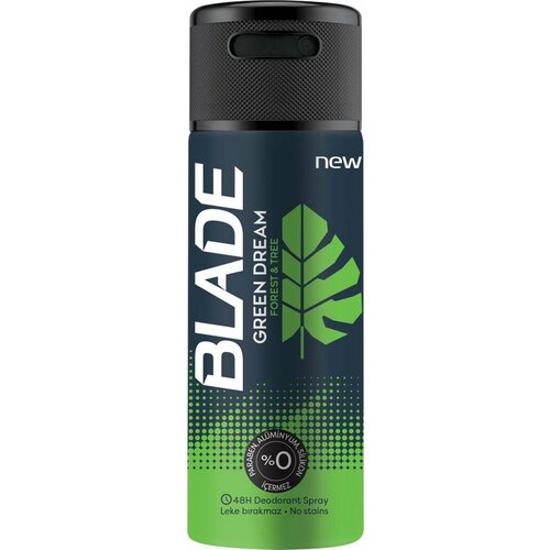 Дезодорант-спрей мужской BLADE Deo green dream, 150мл, Турция, 150 мл