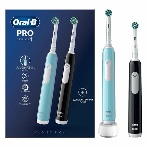 Электрическая зубная щетка Oral-B Pro 1 (D305.523.3H) зубная щетка oral b pro 750 pink limited edition