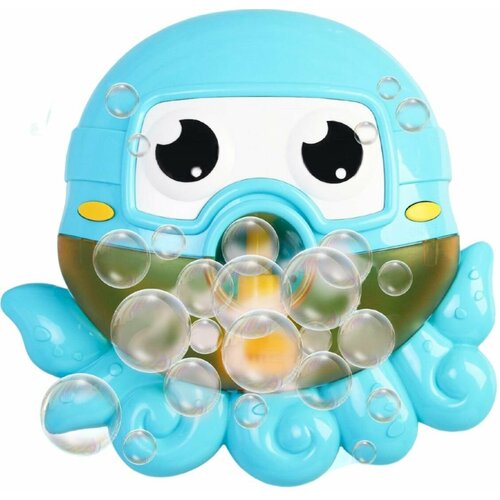 Игрушка для ванны Осьминог на присоске, мыльные пузыри, набор для купания