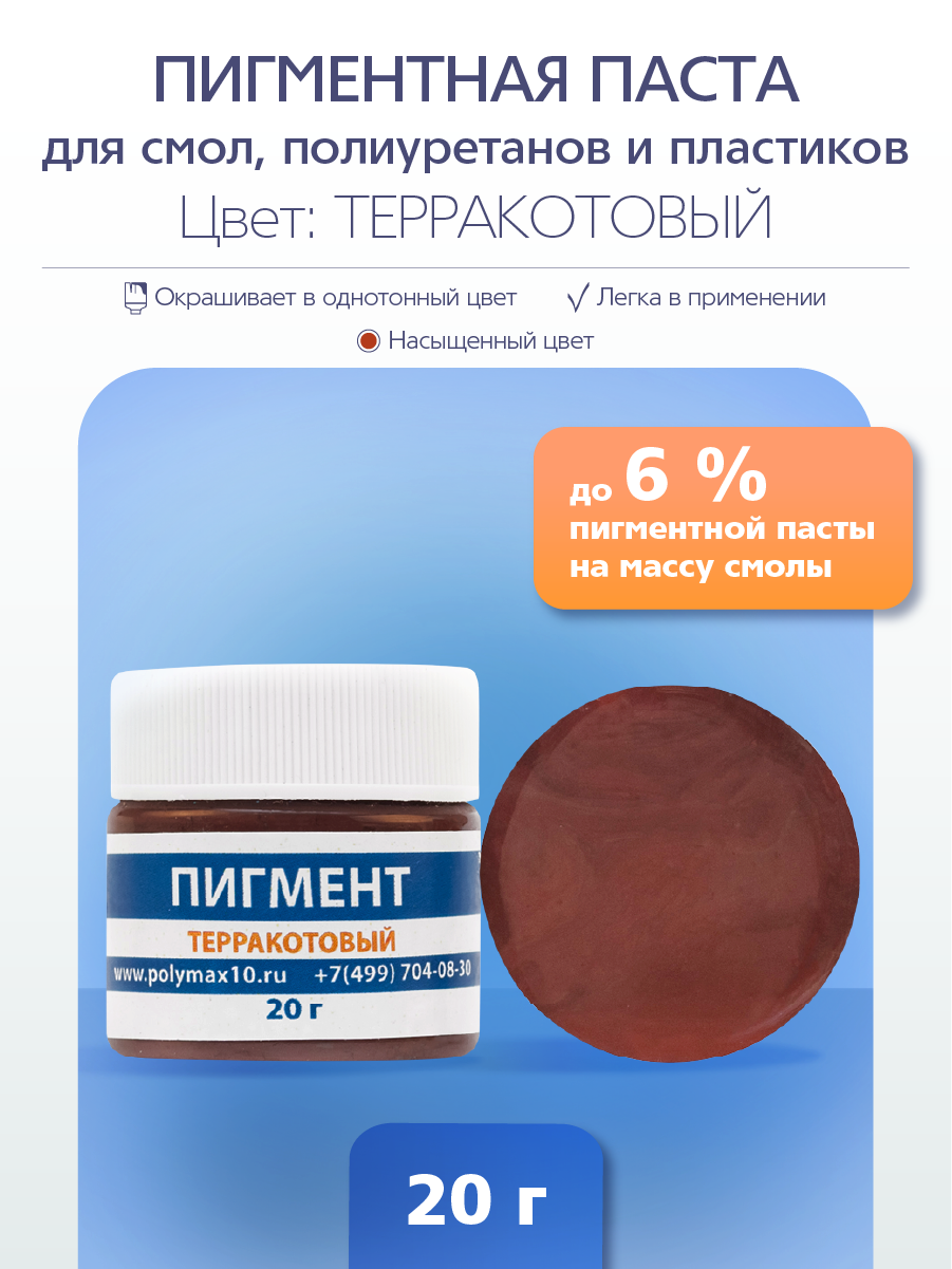 фото Мятный пигмент 20 г. для окрашивания смолы, полиуретана и силикона