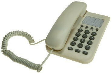 Телефон проводной (вектор 555/02 IVORY)