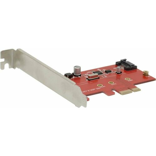 SATA контроллер Orient A1061S-M2 контроллер pcie x1 v2 0 asmedia asm1061 1 x sata 1 x m 2 b key sata 3 0 6gb s orient a1061s m2