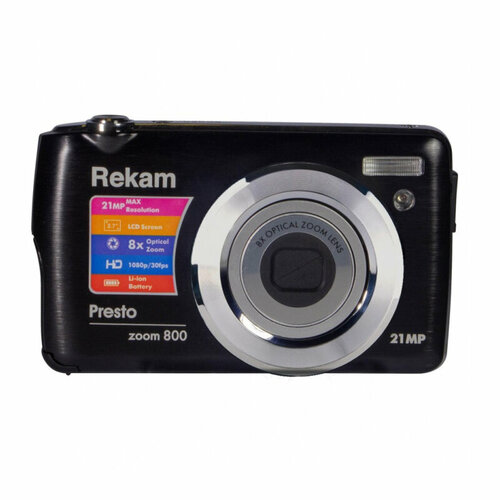 Rekam Presto zoom 800 black Цифровая камера 1999000₽