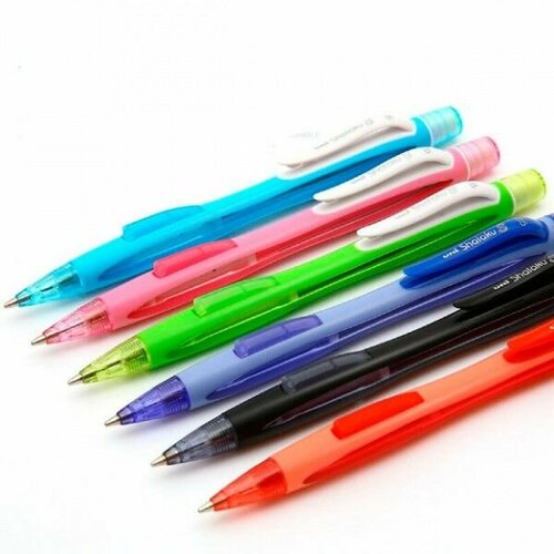 Механический карандаш Uni Shalaku M5-228 цветной корус чёрный грифель 05 мм Салатовый 349₽