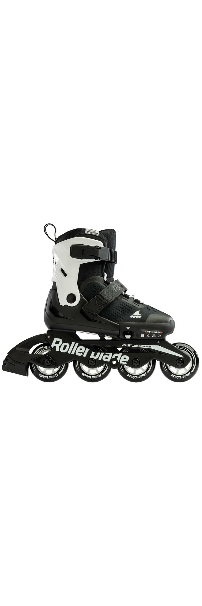 Роликовые коньки Rollerblade Роликовые коньки Rollerblade Microblade Black/White (см:21)