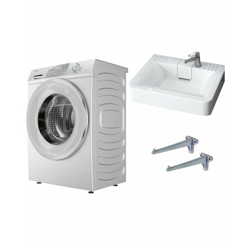 Haier HW60-BP10929B и раковина над стиральной машиной Марсель 50 4945000₽