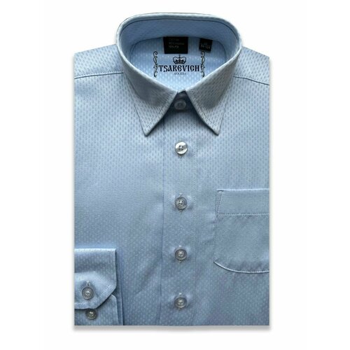 школьная рубашка tsarevich размер 116 122 голубой Школьная рубашка Tsarevich, размер 116-122, голубой
