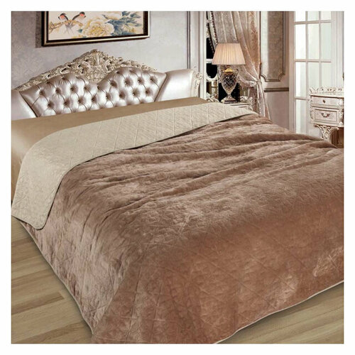 Покрывало egoist soft collection 200х220см коричневое 9248₽