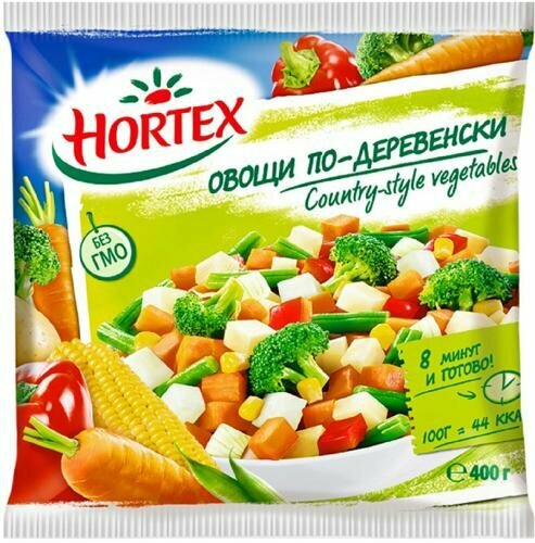 Смесь овощная Hortex Овощи по-деревенски замороженная