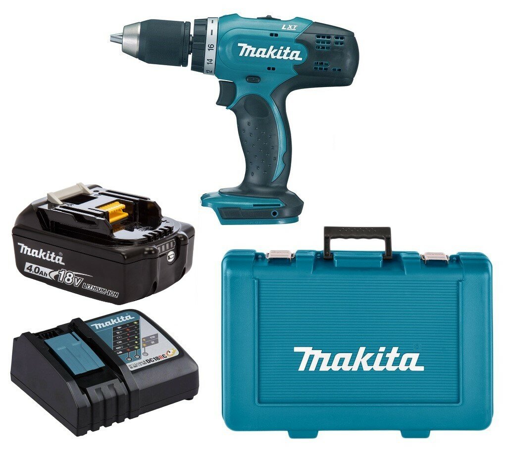 Аккумуляторная дрель-шуруповерт Makita DDF453RM (18V 1 x 4.0Ah з/у Li-Ion)