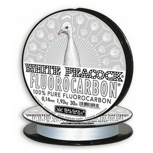 poplavok balsax suomo 30g Balsax Леска монофильная BALSAX WHITE PEACOCK FLUOROCARBON (29455 (30 м 0,16мм) )