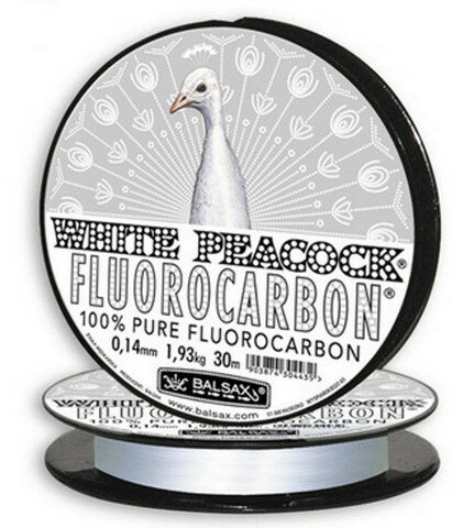 Balsax Леска монофильная BALSAX WHITE PEACOCK FLUOROCARBON (29455 (30 м 016мм) )