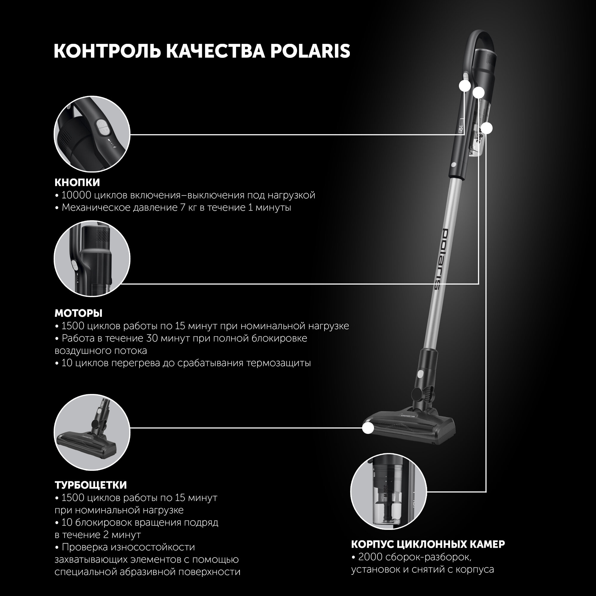 Беспроводной пылесос Polaris PVCS 2090 WI-FI IQ Home - фото №10