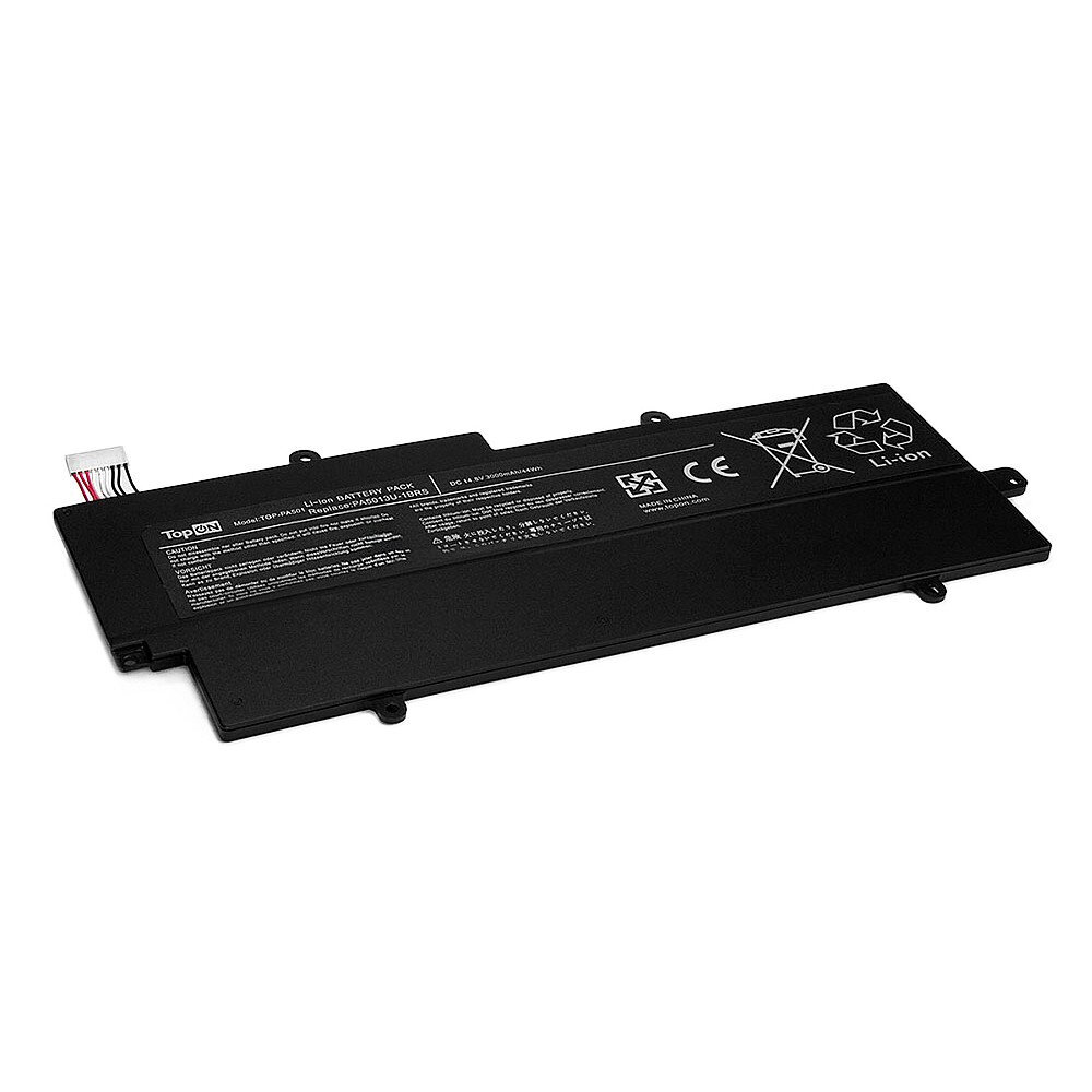 Аккумулятор для ноутбука Toshiba Portege Z830-10F, Z830-10H, Z830-10R, Z830-11F, Z830-A2S, Z830-A4S, Z830-A5S, Z835, Z930-11F, Z930-BRS, Z930-D3S, Z930-DKS, Z930-DLS, Z930-DMS, Z930-E4S, Z930-E6S, Z93 TopON - фото №2