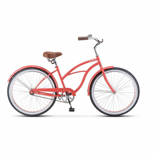 Велосипед Stels Navigator 110 Lady V010 колеса 26 дорожный городской розовый-коралл 21700₽