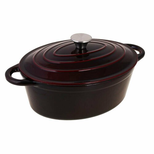 Утятница с крышкой чугун с эмалированным покрытием 30х115 см 45 л 6972₽