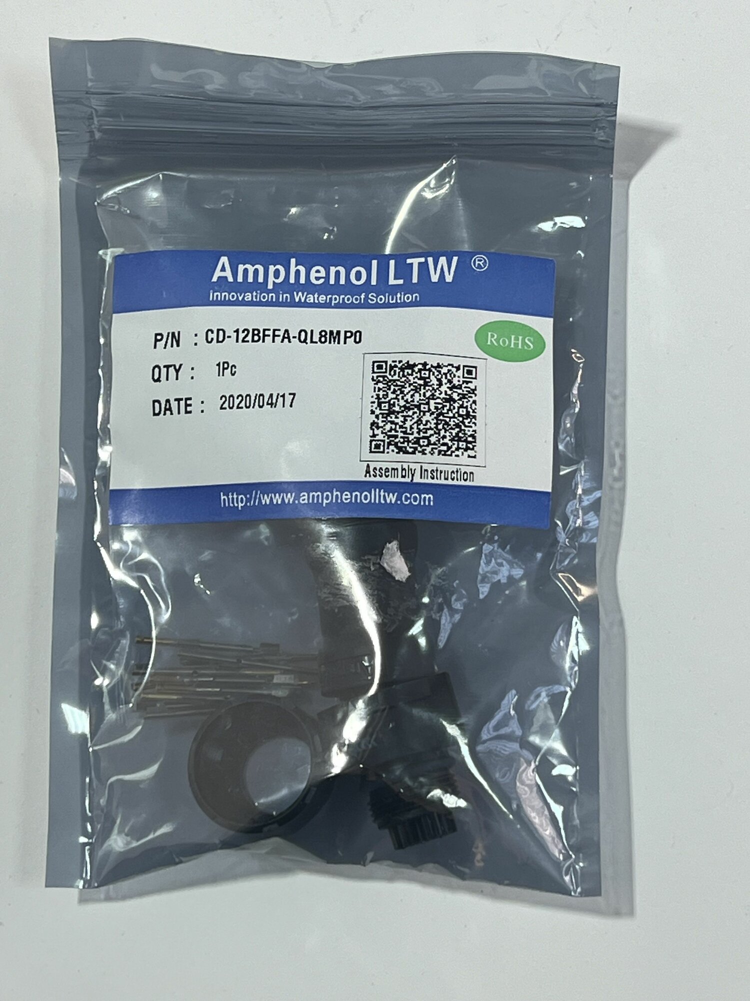 Разъем ответный к ЭБ черный большой — фото 1