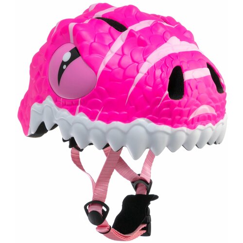 Шлем - Crazy Safety - размер S (49-55 см) - Pink Dragon/розовый дракон - защитный - велосипедный велошлем детский