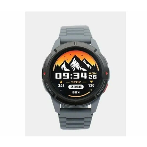 Умные часы Xiaomi Mibro GS Active XPAW016 c русским языком 2 ремешка серый 5990₽