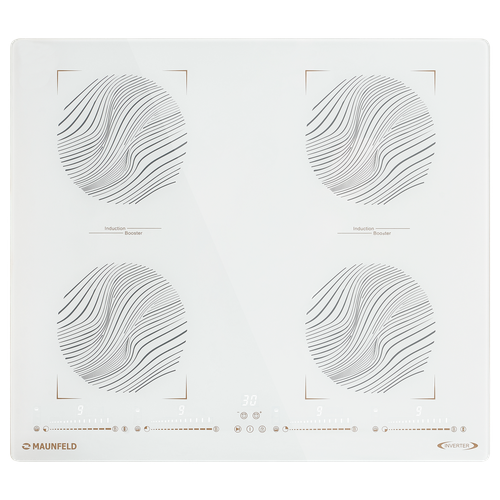 Индукционная варочная панель с объединением зон Bridge Induction MAUNFELD CVI594SB2WHF Inverter 2927500₽