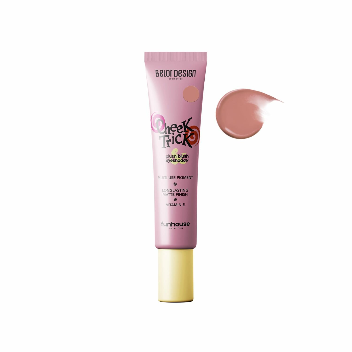 Belor Design Румяна для лица тени кремовые Cheek Trick Funhouse, тон 3
