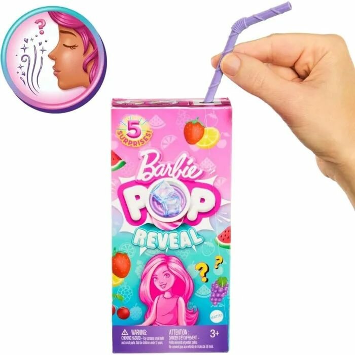 Кукла Barbie Pop! Reveal Chelsea Fruit Series Sortiment HRK58 — фото 1