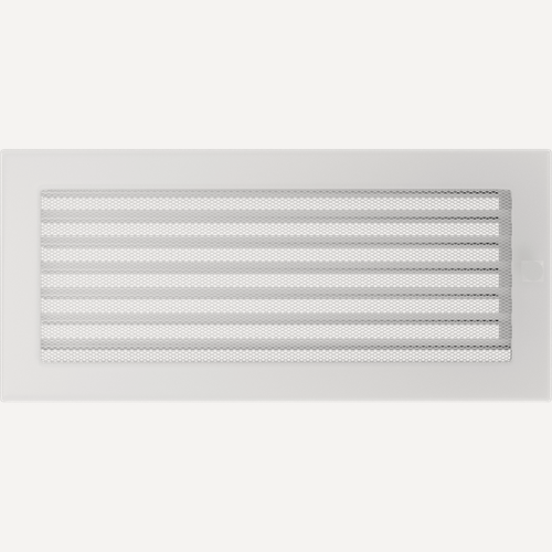 Изображение товара Вентиляционная решетка для камина Kratki (Польша) Белая 17х37 с жалюзи