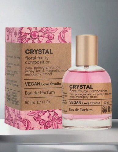 Изображение товара Вода туалетная, Веган Crystal, женская (Bright Crystal), 50 мл