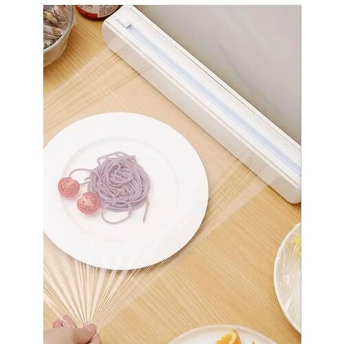 Кухонный диспенсер с резаком для пленки и фольги