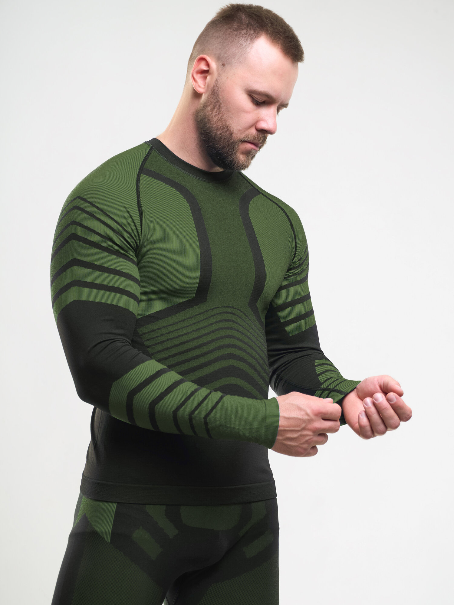 Комплект термобелья X-Line, размер 50, зеленый — фото 1