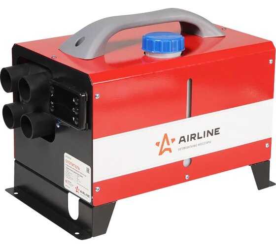 Воздушный автономный переносной отопитель Airline 12 В 5000 Вт дизель металл. корпус (квадратный) AEAZ005