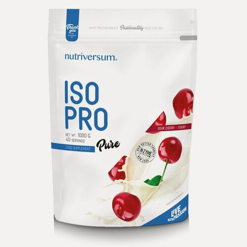 Изображение товара Nutriversum Протеин Pure ISO PRO 86% вишня йогурт 1000 г