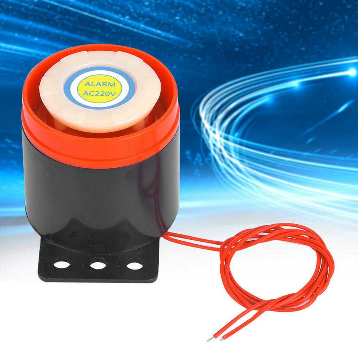 AC 220V 110dB активный зуммер сигнализация бипер с проводом для DIY электроники