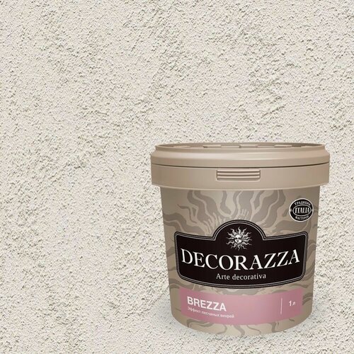 Изображение товара Декоративная штукатурка с эффектом песчаных вихрей Decorazza Brezza (1л) BR 10-63