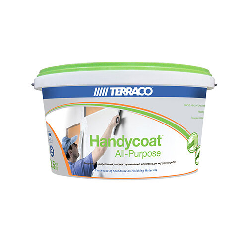 Шпатлёвка универсальная Terraco Handycoat All-Purpose акриловый 35кг